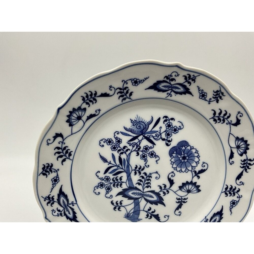 Blue Danube 8.5"  SALAD LUNCHEON Plate Blue Onion Rectangular Backstamp Set of 2 - Picture 13 of 16